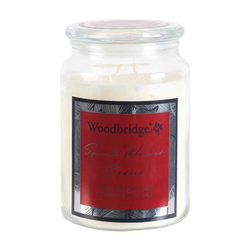 Woodbridge Spiced Winter Berries Large Jar Candle £9.89